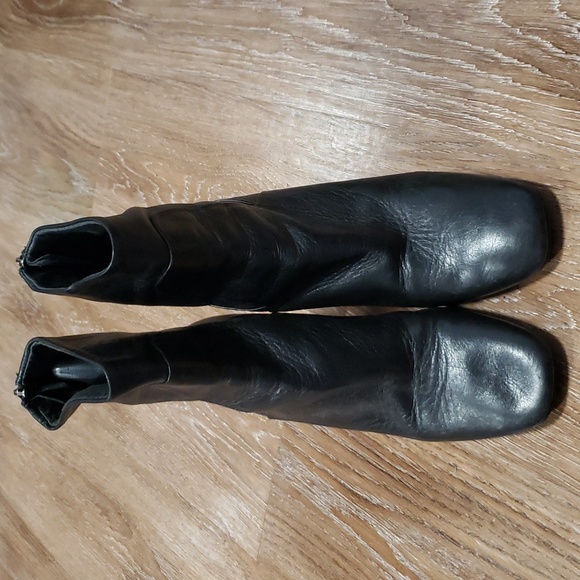 (EU39) TOPSHOP Made in Spain Heeled Booties Contemporary Modern Art Deco Luxury - Picture 2 of 11